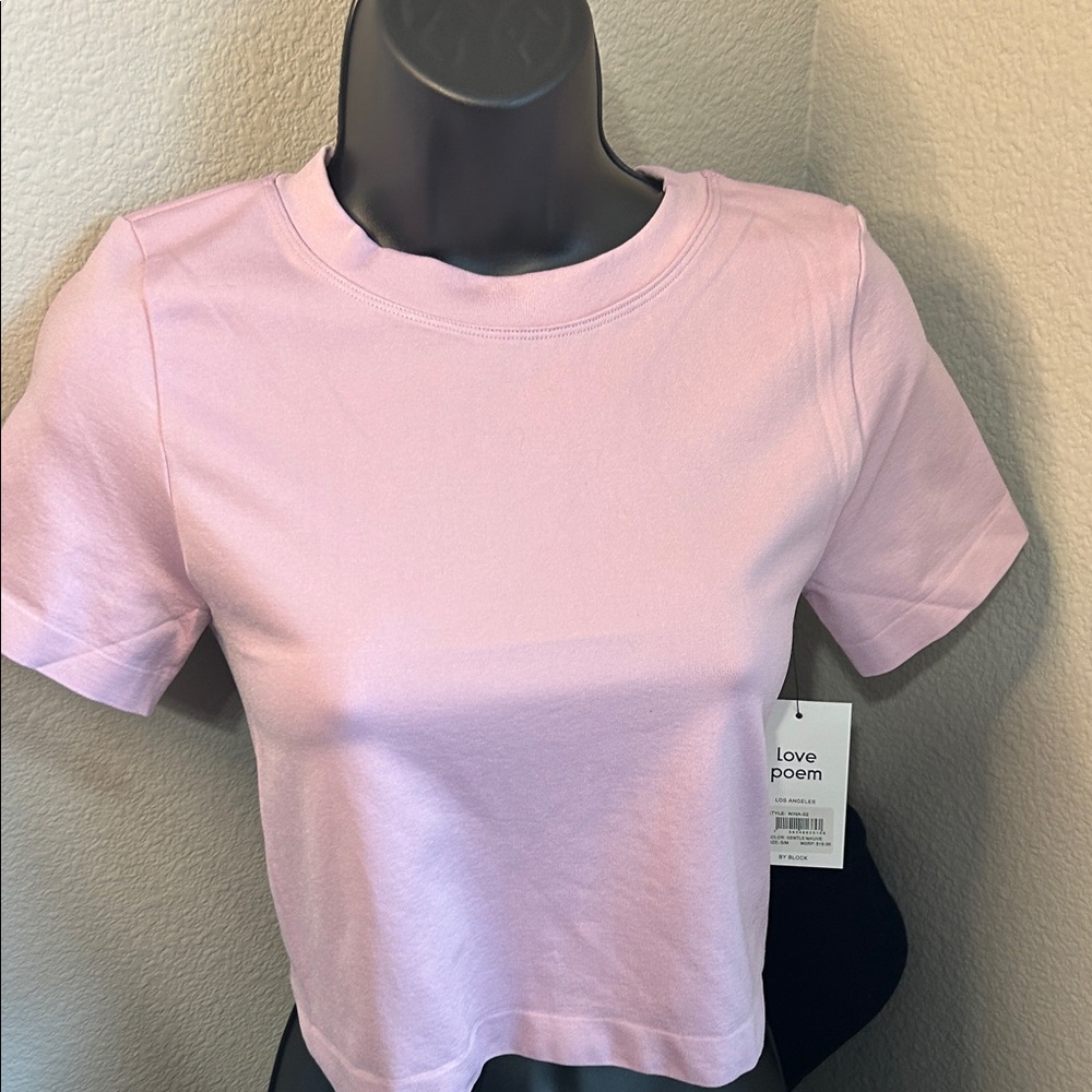 NWT Love Poem Lavender Women's Crop Top